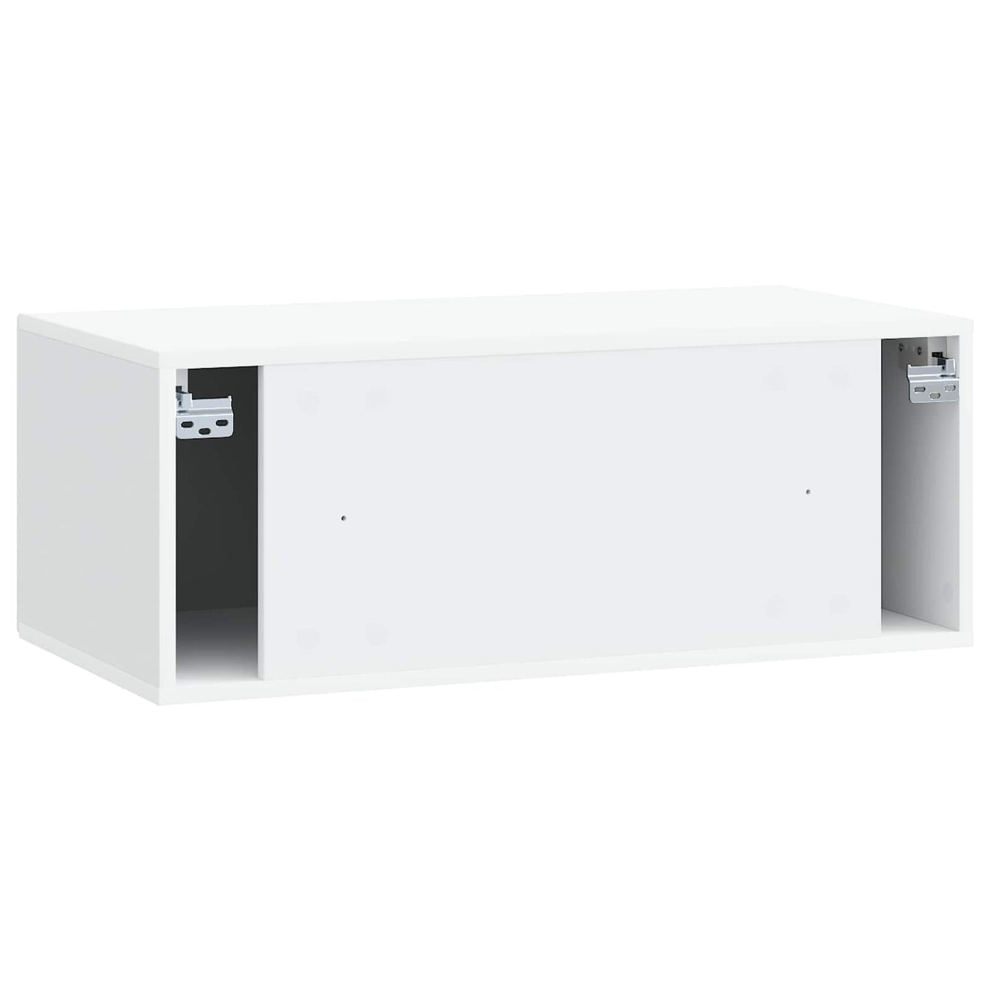 Wandbeugel TV-kast Wit 78,5 x 41 x 30 cm Bewerkt hout is nu te koop bij PeponiXL, paradijselijk wonen!