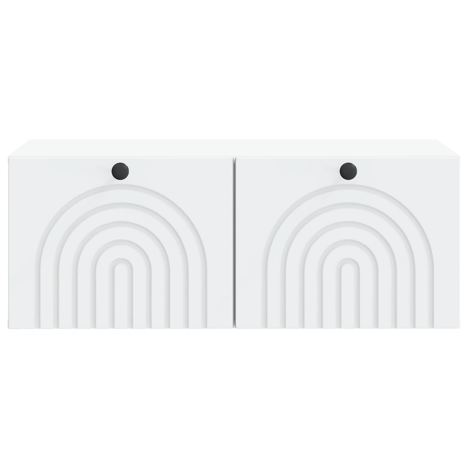 Wandbeugel TV-kast Wit 78,5 x 41 x 30 cm Bewerkt hout is nu te koop bij PeponiXL, paradijselijk wonen!
