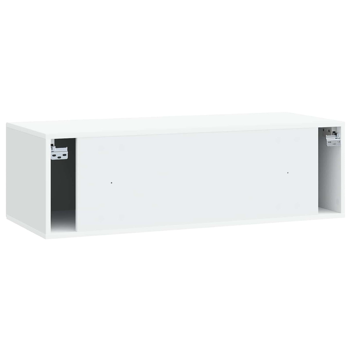 Wandbeugel TV-kast Wit 99 x 41 x 30 cm Bewerkt hout is nu te koop bij PeponiXL, paradijselijk wonen!