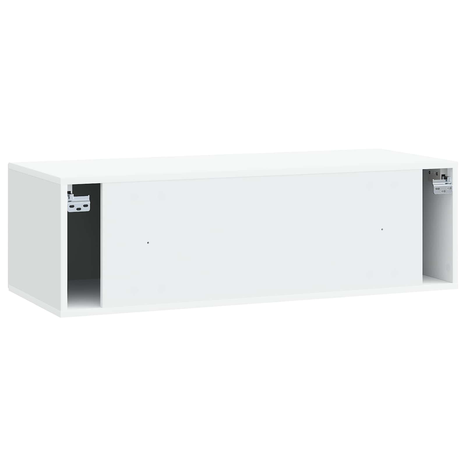 Wandbeugel TV-kast Wit 99 x 41 x 30 cm Bewerkt hout is nu te koop bij PeponiXL, paradijselijk wonen!