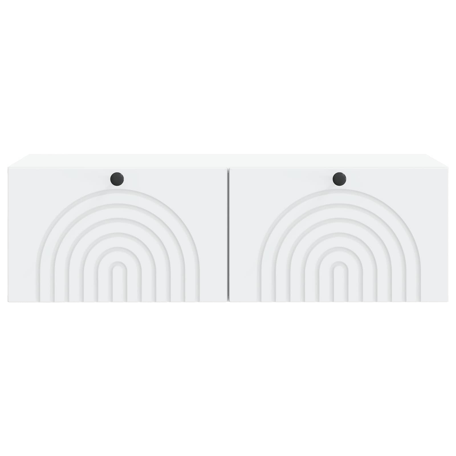 Wandbeugel TV-kast Wit 99 x 41 x 30 cm Bewerkt hout is nu te koop bij PeponiXL, paradijselijk wonen!