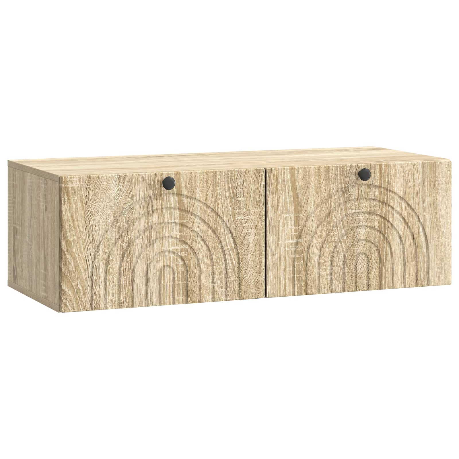 Wandbeugel TV-kast Sonoma Eiken 98 x 41 x 30 cm Bewerkt hout is nu te koop bij PeponiXL, paradijselijk wonen!