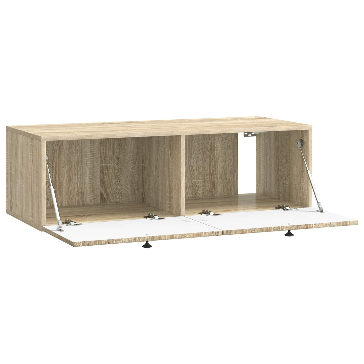Wandbeugel TV-kast Sonoma Eiken 98 x 41 x 30 cm Bewerkt hout is nu te koop bij PeponiXL, paradijselijk wonen!