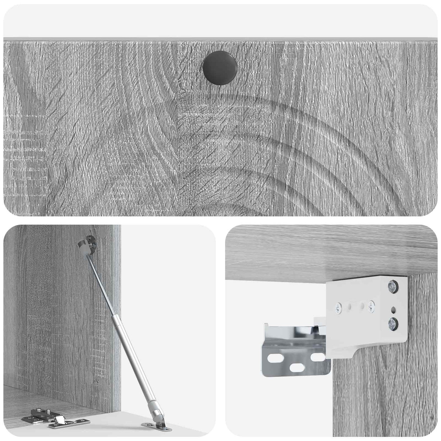 Wandbeugel TV-kast Grijs sonoma 99 x 41 x 30 cm Bewerkt hout is nu te koop bij PeponiXL, paradijselijk wonen!