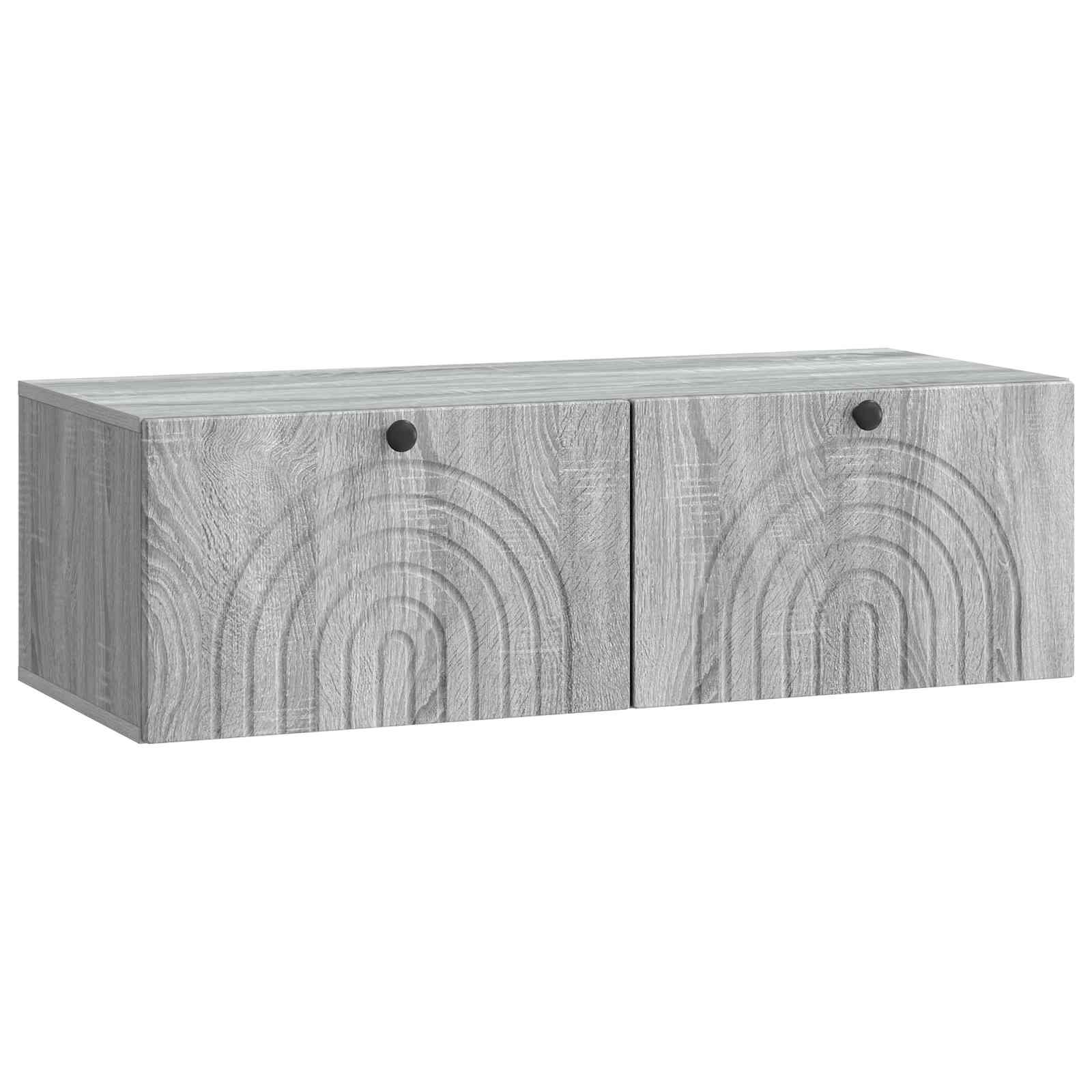 Wandbeugel TV-kast Grijs sonoma 99 x 41 x 30 cm Bewerkt hout is nu te koop bij PeponiXL, paradijselijk wonen!