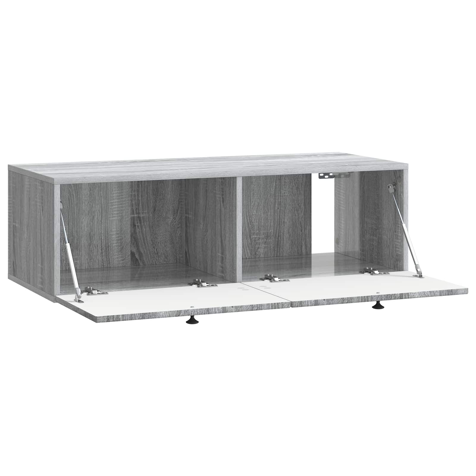 Wandbeugel TV-kast Grijs sonoma 99 x 41 x 30 cm Bewerkt hout is nu te koop bij PeponiXL, paradijselijk wonen!