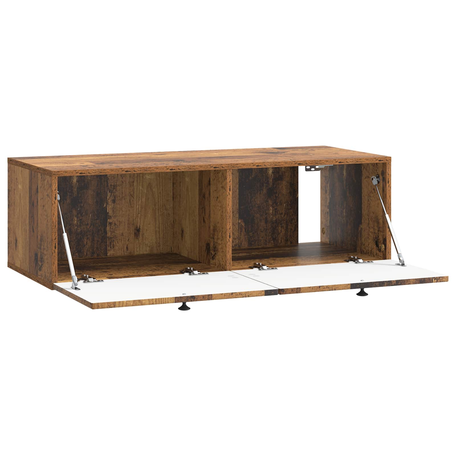 Wandbeugel TV-kast Oud hout 99 x 41 x 30 cm Bewerkt hout is nu te koop bij PeponiXL, paradijselijk wonen!