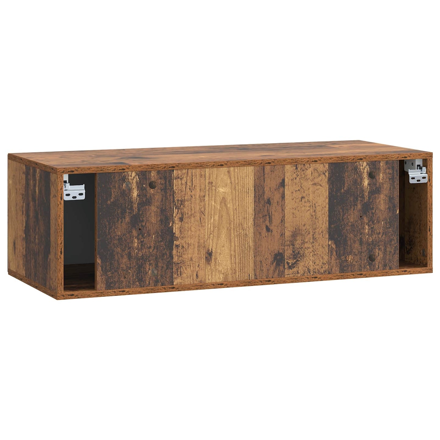 Wandbeugel TV-kast Oud hout 99 x 41 x 30 cm Bewerkt hout is nu te koop bij PeponiXL, paradijselijk wonen!