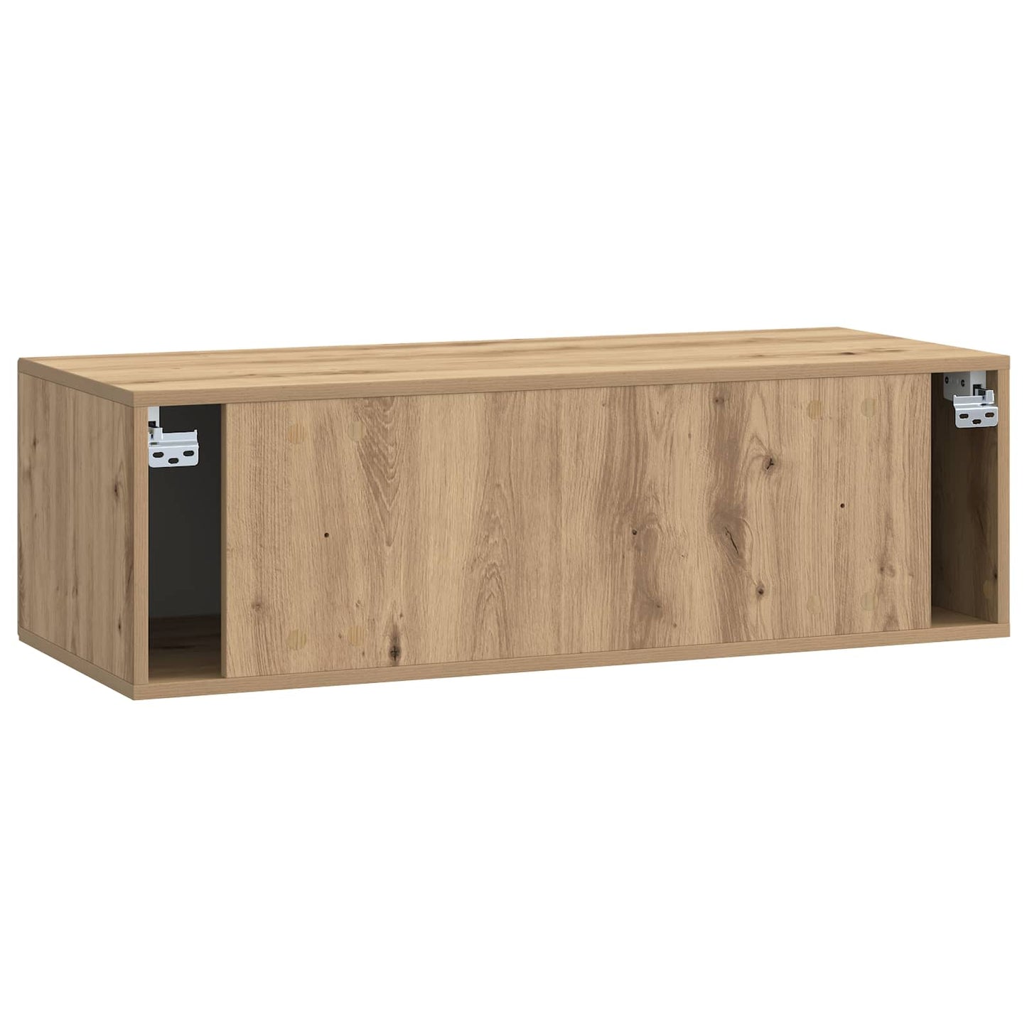 Wandbeugel TV-kast Artisanaal eiken 99 x 41 x 30 cm is nu te koop bij PeponiXL, paradijselijk wonen!