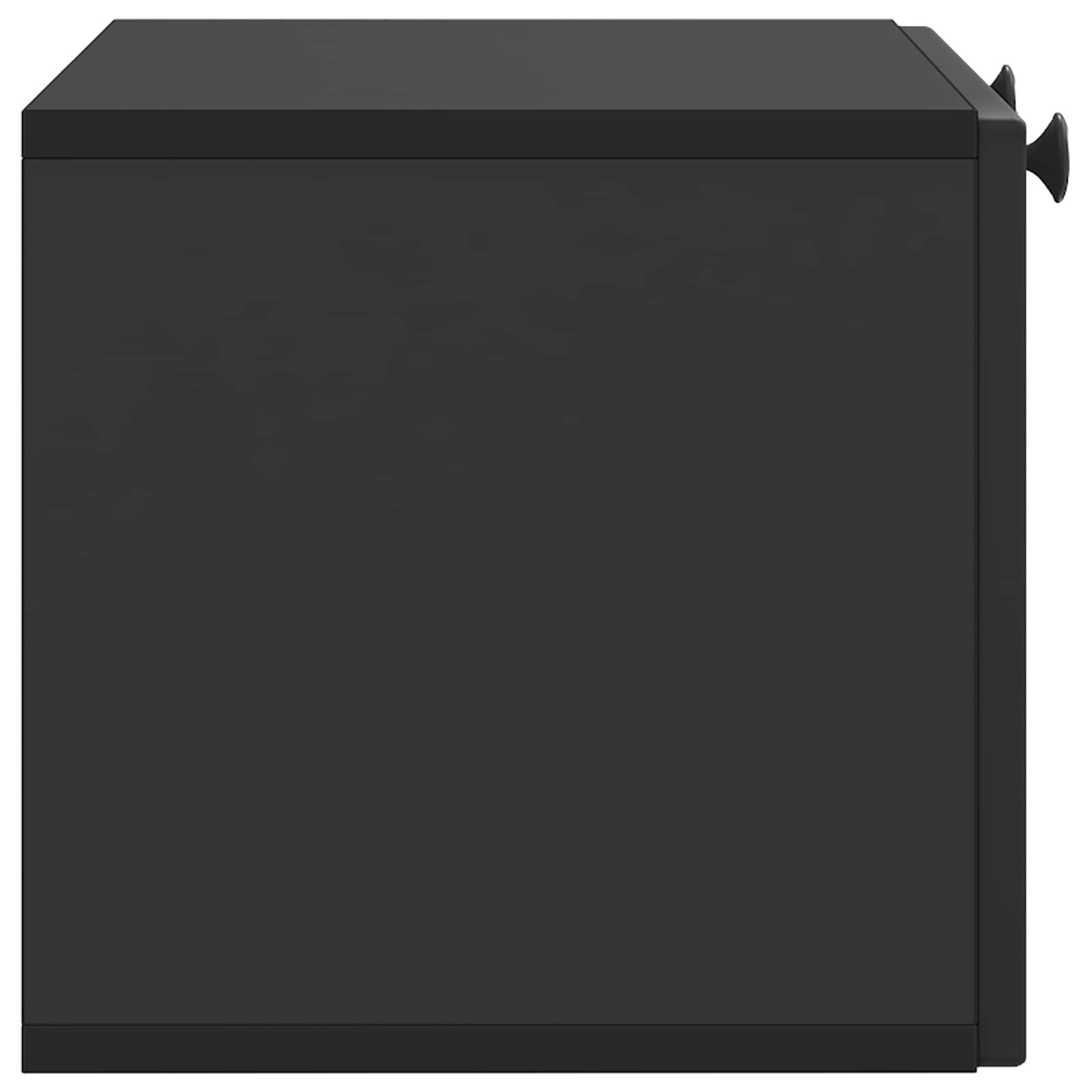 Wandbeugel TV-kast Zwart 59,5 x 31 x 30 cm Bewerkt hout is nu te koop bij PeponiXL, paradijselijk wonen!