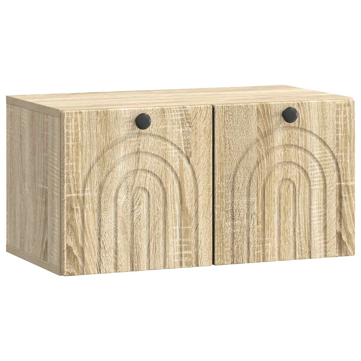 Wandbeugel TV-kast Sonoma Eiken 59,5 x 31 x 30 cm Bewerkt hout is nu te koop bij PeponiXL, paradijselijk wonen!