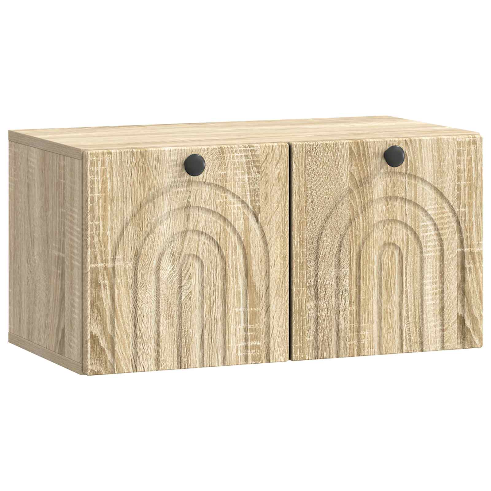 Wandbeugel TV-kast Sonoma Eiken 59,5 x 31 x 30 cm Bewerkt hout is nu te koop bij PeponiXL, paradijselijk wonen!
