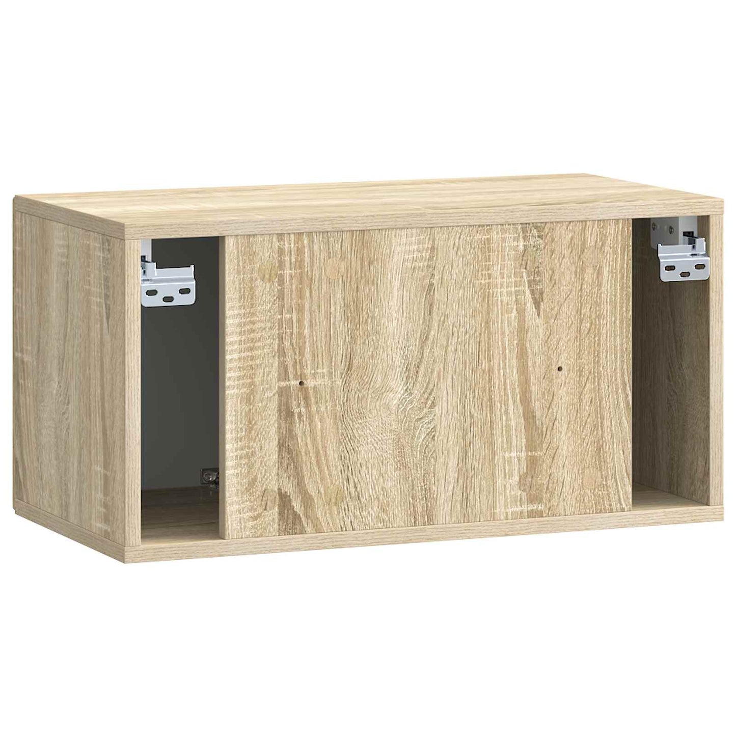 Wandbeugel TV-kast Sonoma Eiken 59,5 x 31 x 30 cm Bewerkt hout is nu te koop bij PeponiXL, paradijselijk wonen!