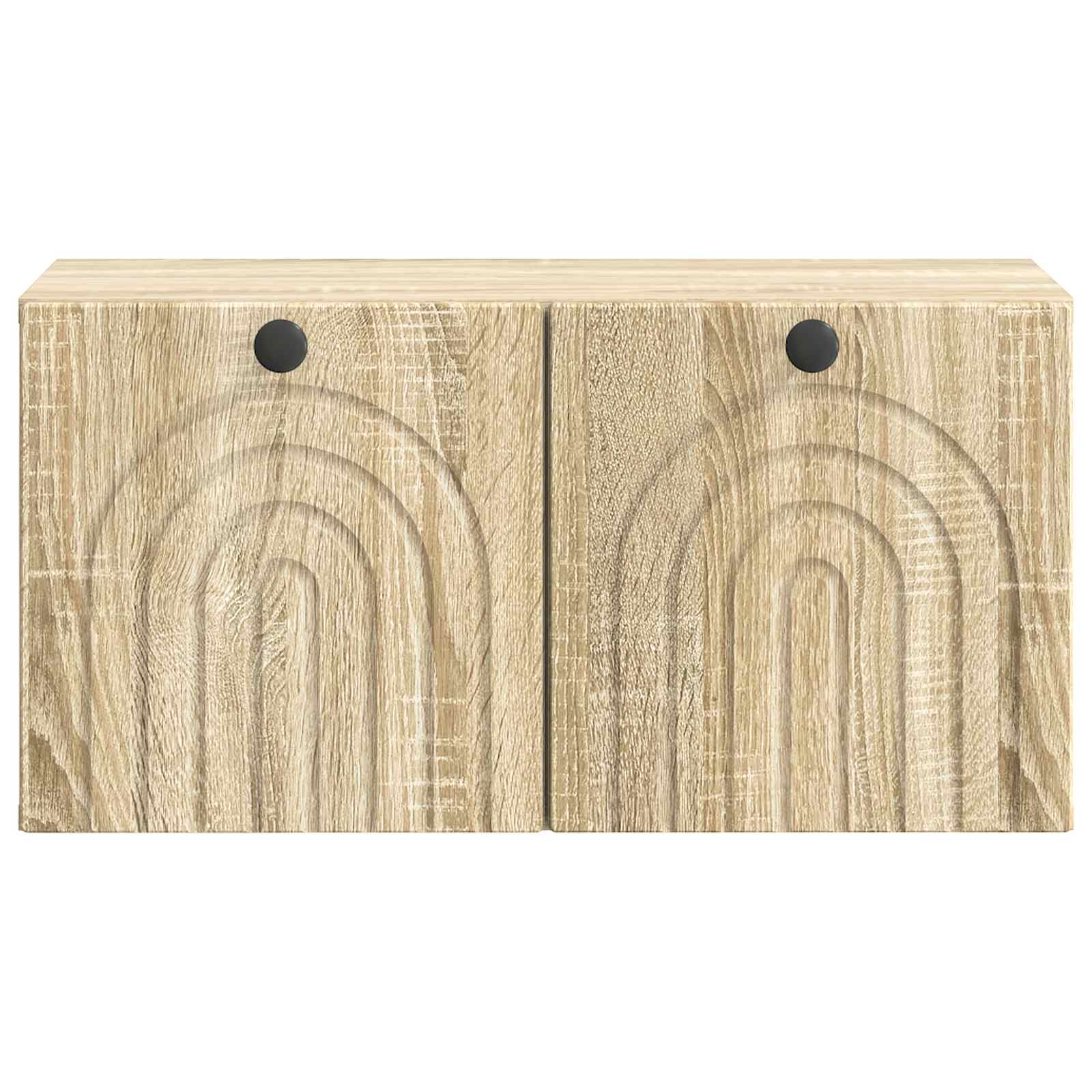 Wandbeugel TV-kast Sonoma Eiken 59,5 x 31 x 30 cm Bewerkt hout is nu te koop bij PeponiXL, paradijselijk wonen!