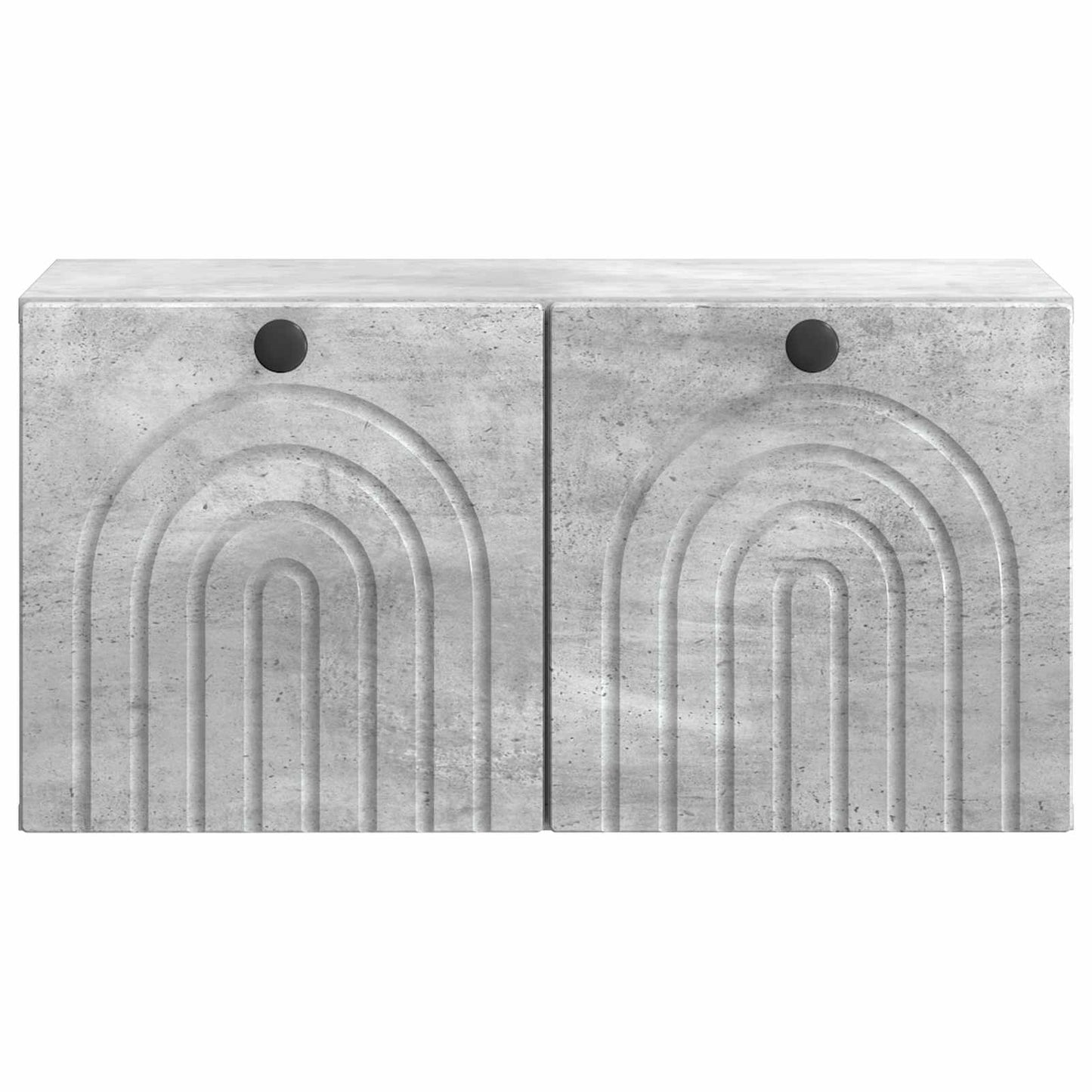 Wandbeugel TV-kast Betongrijs 59,5 x 31 x 30 cm Bewerkt hout is nu te koop bij PeponiXL, paradijselijk wonen!