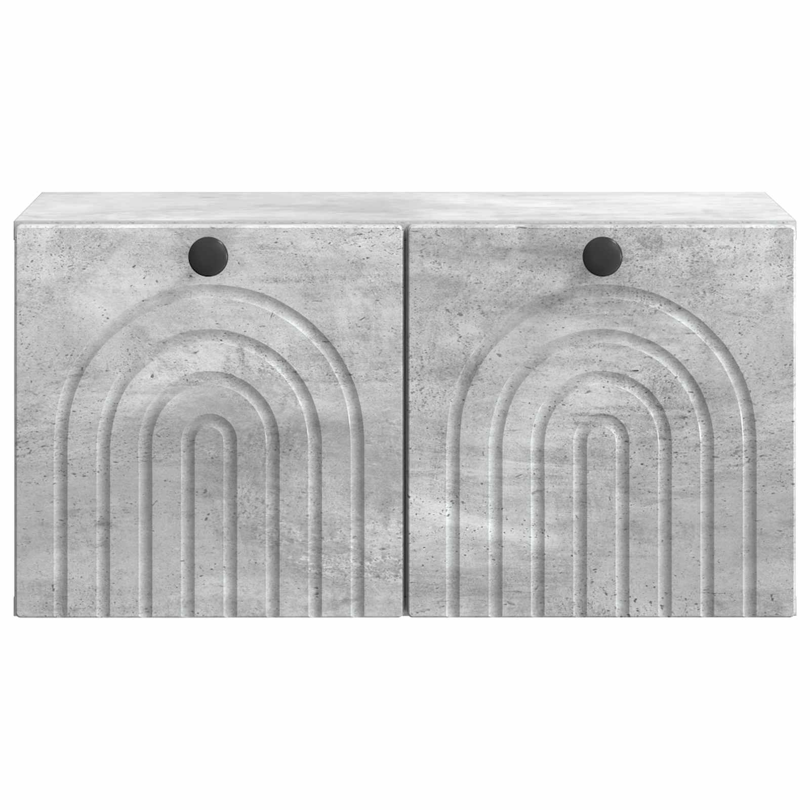 Wandbeugel TV-kast Betongrijs 59,5 x 31 x 30 cm Bewerkt hout is nu te koop bij PeponiXL, paradijselijk wonen!