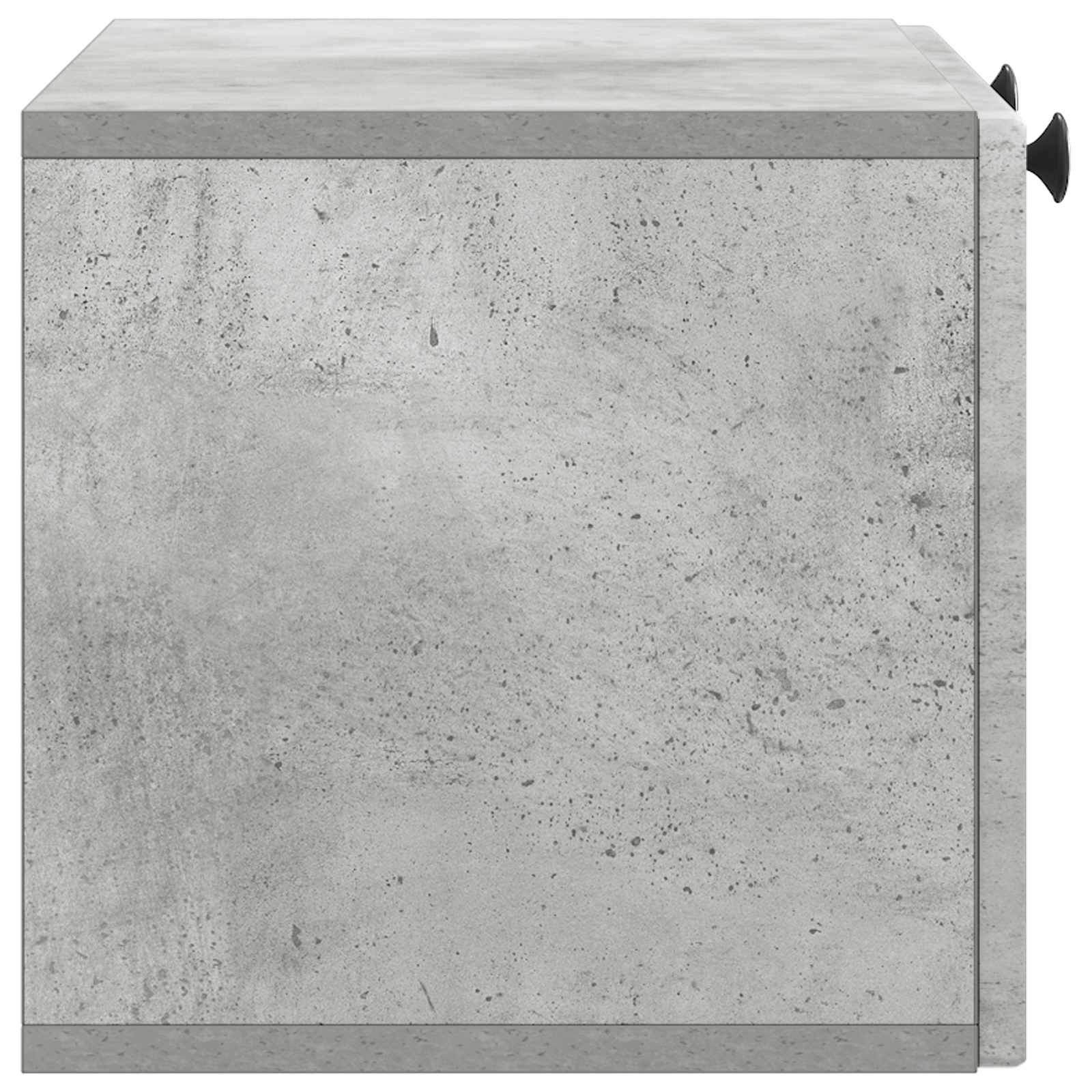 Wandbeugel TV-kast Betongrijs 59,5 x 31 x 30 cm Bewerkt hout is nu te koop bij PeponiXL, paradijselijk wonen!