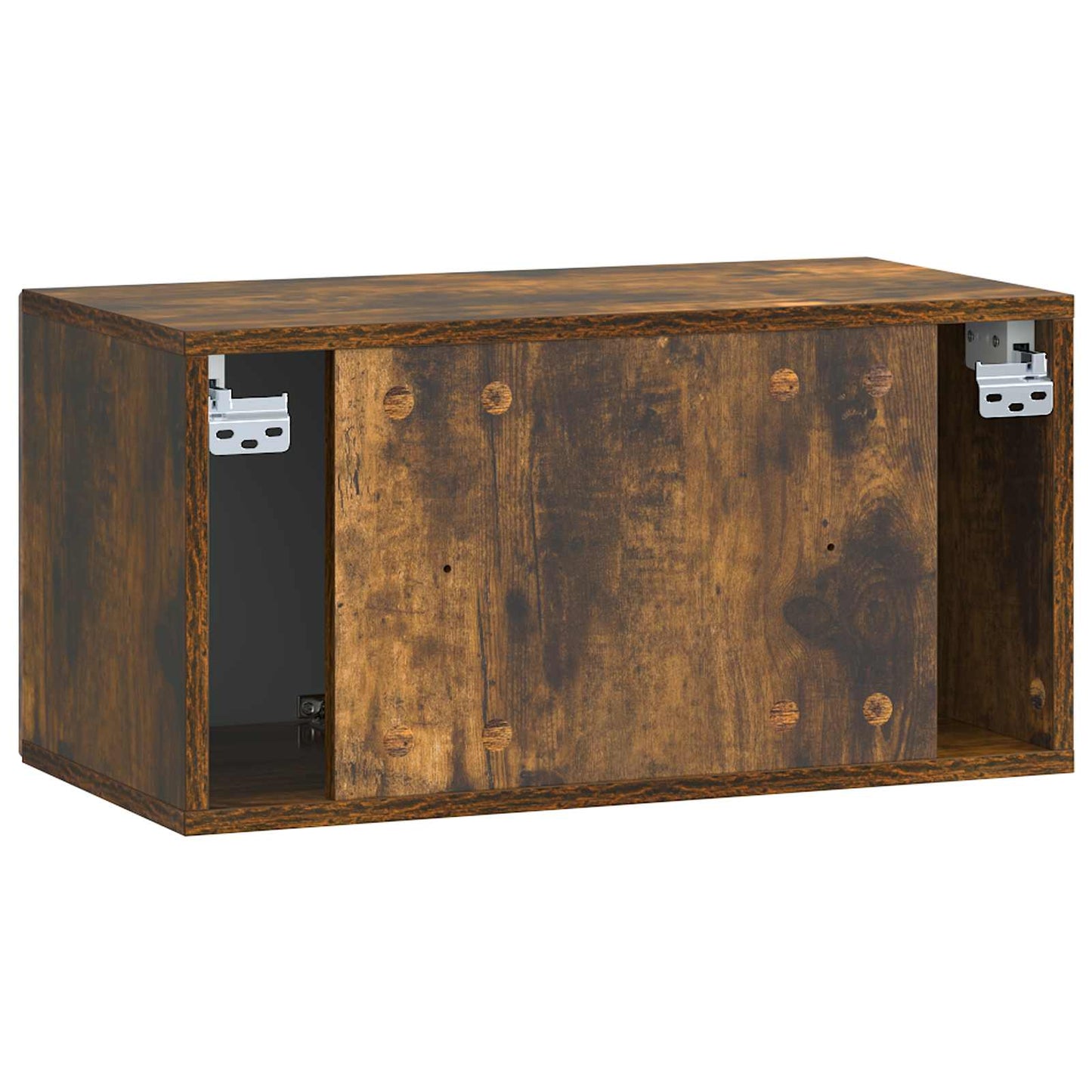 Wandbeugel TV-kast Gerookt eiken 59,5 x 31 x 30 cm Bewerkt hout is nu te koop bij PeponiXL, paradijselijk wonen!