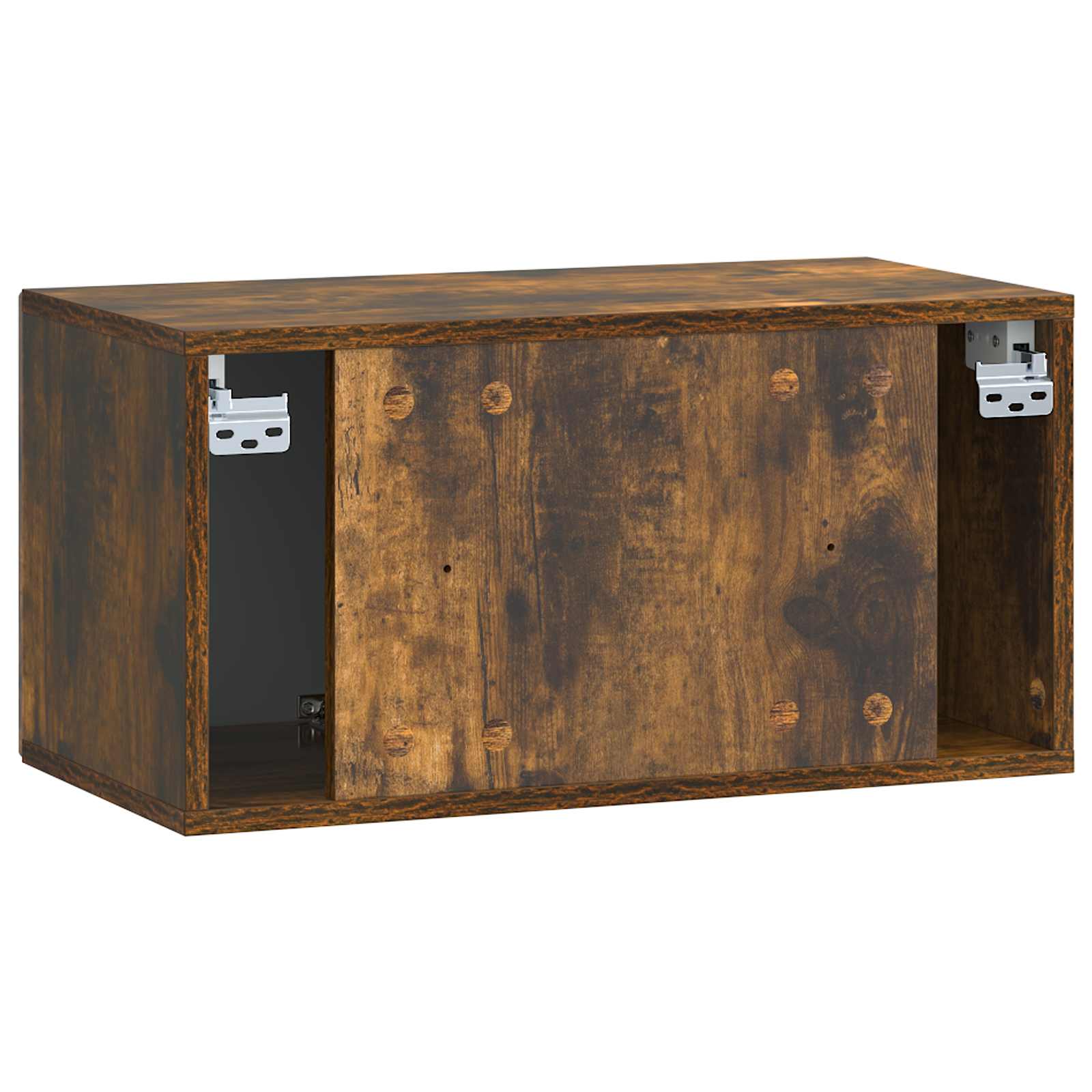 Wandbeugel TV-kast Gerookt eiken 59,5 x 31 x 30 cm Bewerkt hout is nu te koop bij PeponiXL, paradijselijk wonen!