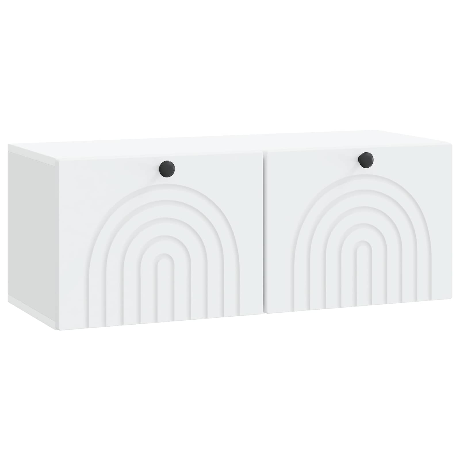 Wandbeugel TV-kast Wit 78,5 x 31 x 30 cm Bewerkt hout is nu te koop bij PeponiXL, paradijselijk wonen!