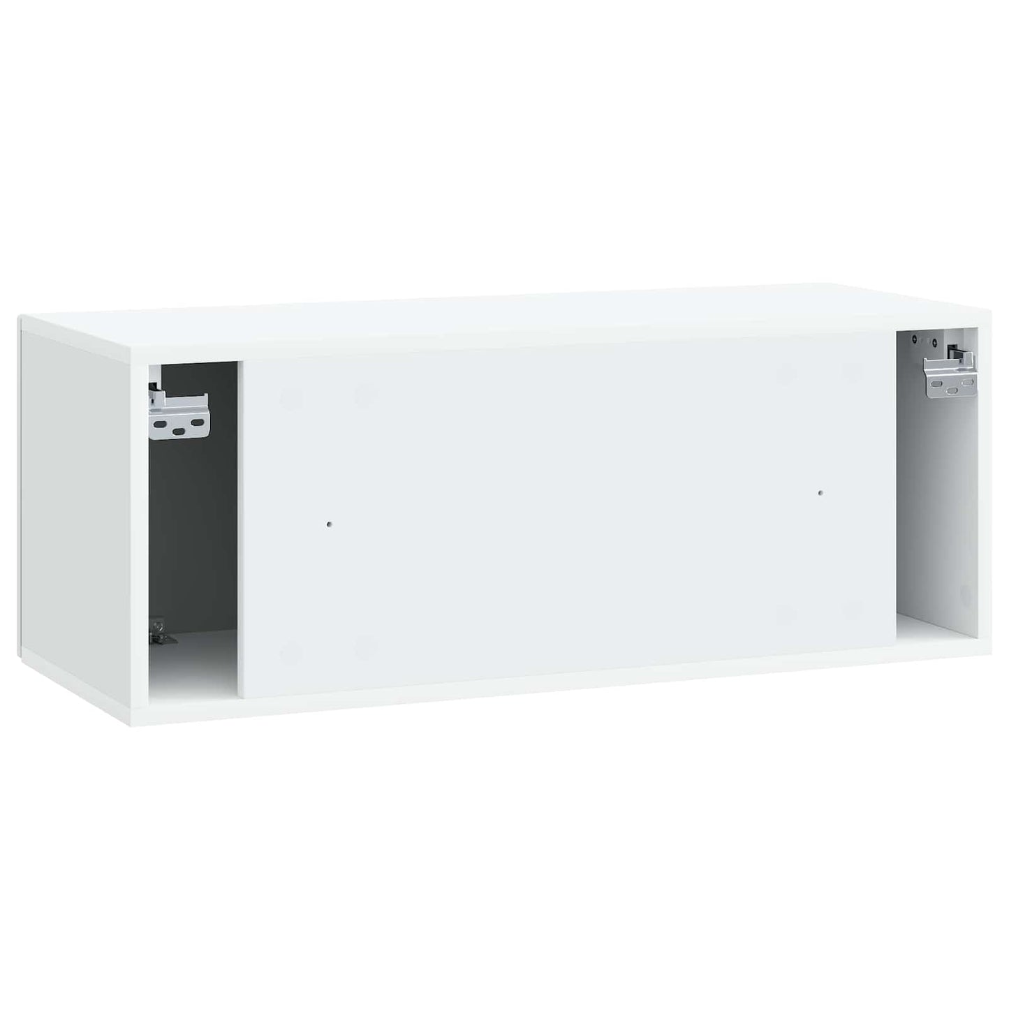 Wandbeugel TV-kast Wit 78,5 x 31 x 30 cm Bewerkt hout is nu te koop bij PeponiXL, paradijselijk wonen!