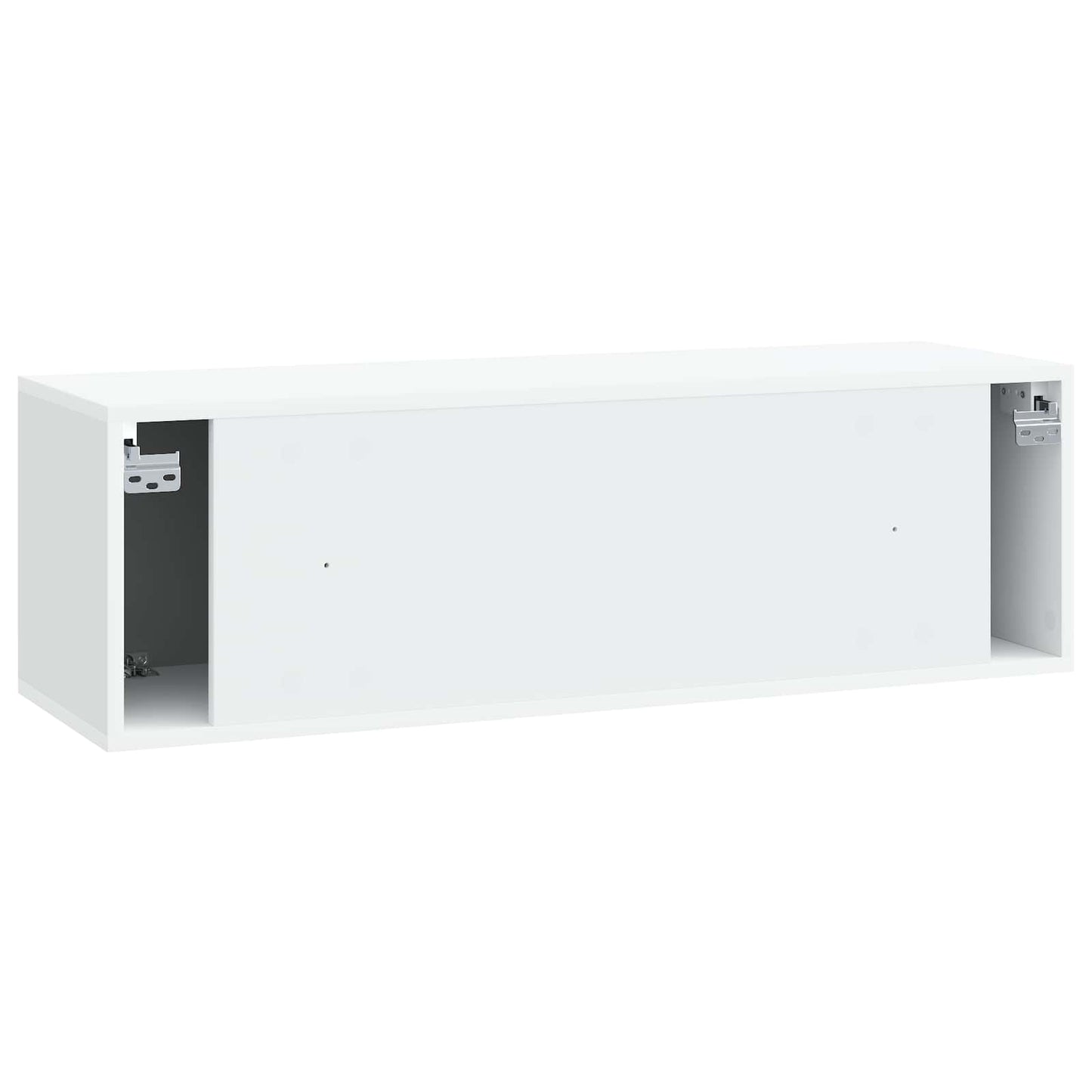 Wandbeugel TV-kast Wit 98 x 31 x 30 cm Bewerkt hout is nu te koop bij PeponiXL, paradijselijk wonen!