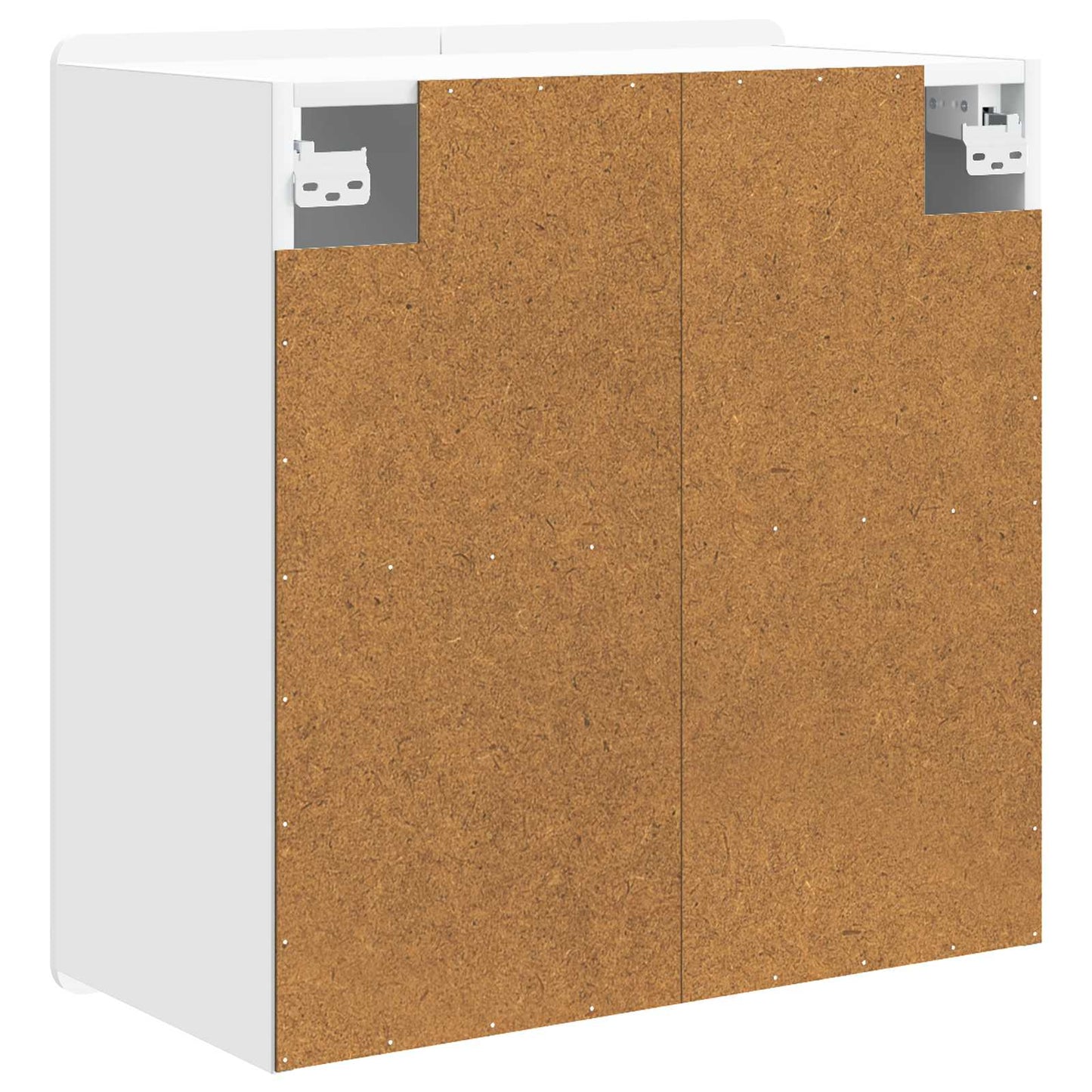 Wandkast Wit 59 x 31 x 64 cm Bewerkt hout is nu te koop bij PeponiXL, paradijselijk wonen!