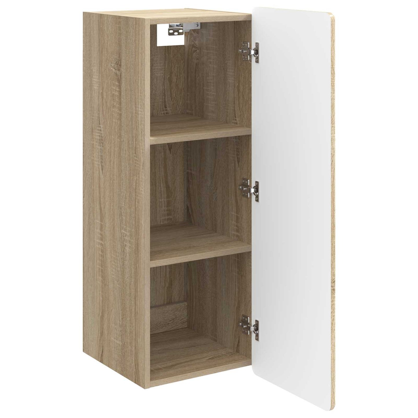 Wandkast Sonoma Eiken 33 x 34,5 x 94 cm Bewerkt hout is nu te koop bij PeponiXL, paradijselijk wonen!