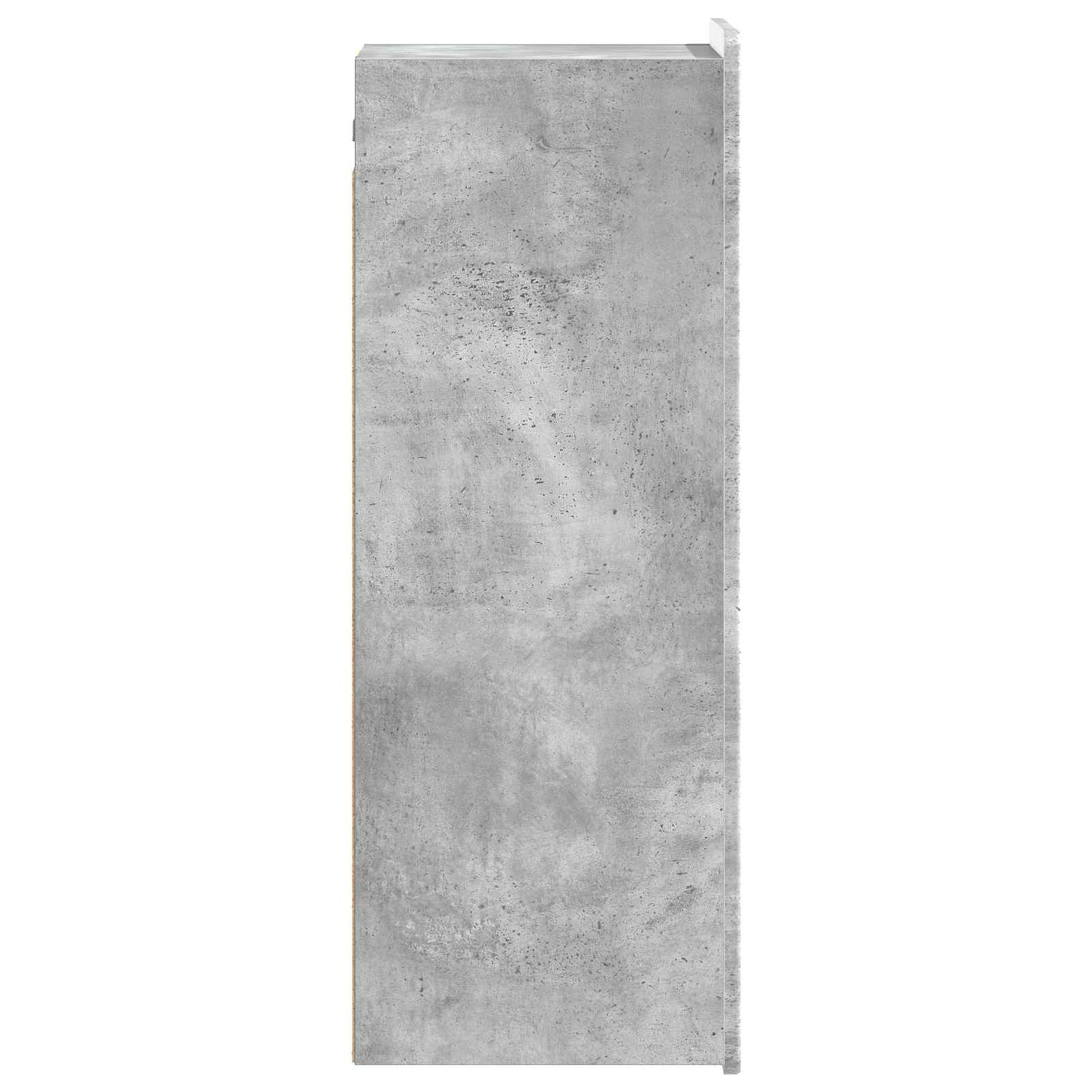 Wandkast Betongrijs 33 x 34,5 x 94 cm Bewerkt hout is nu te koop bij PeponiXL, paradijselijk wonen!