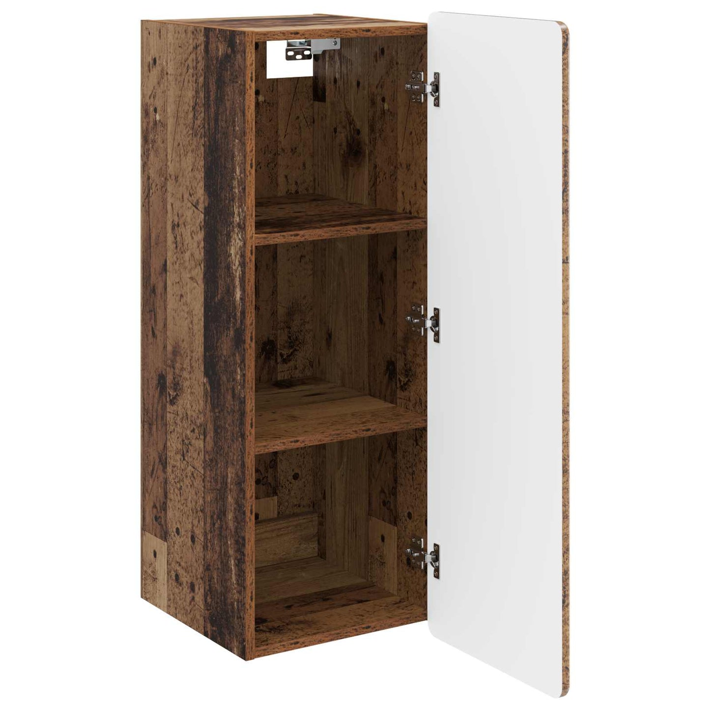 Wandkast Oud hout 33 x 34,5 x 94 cm Bewerkt hout is nu te koop bij PeponiXL, paradijselijk wonen!