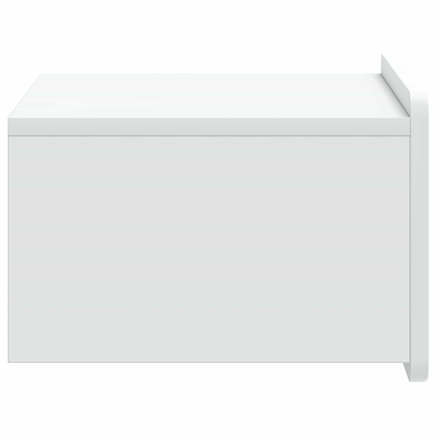 Wandbeugel Bedkast met lade Wit 49 x 34,5 x 24 cm Bewerkt hout is nu te koop bij PeponiXL, paradijselijk wonen!