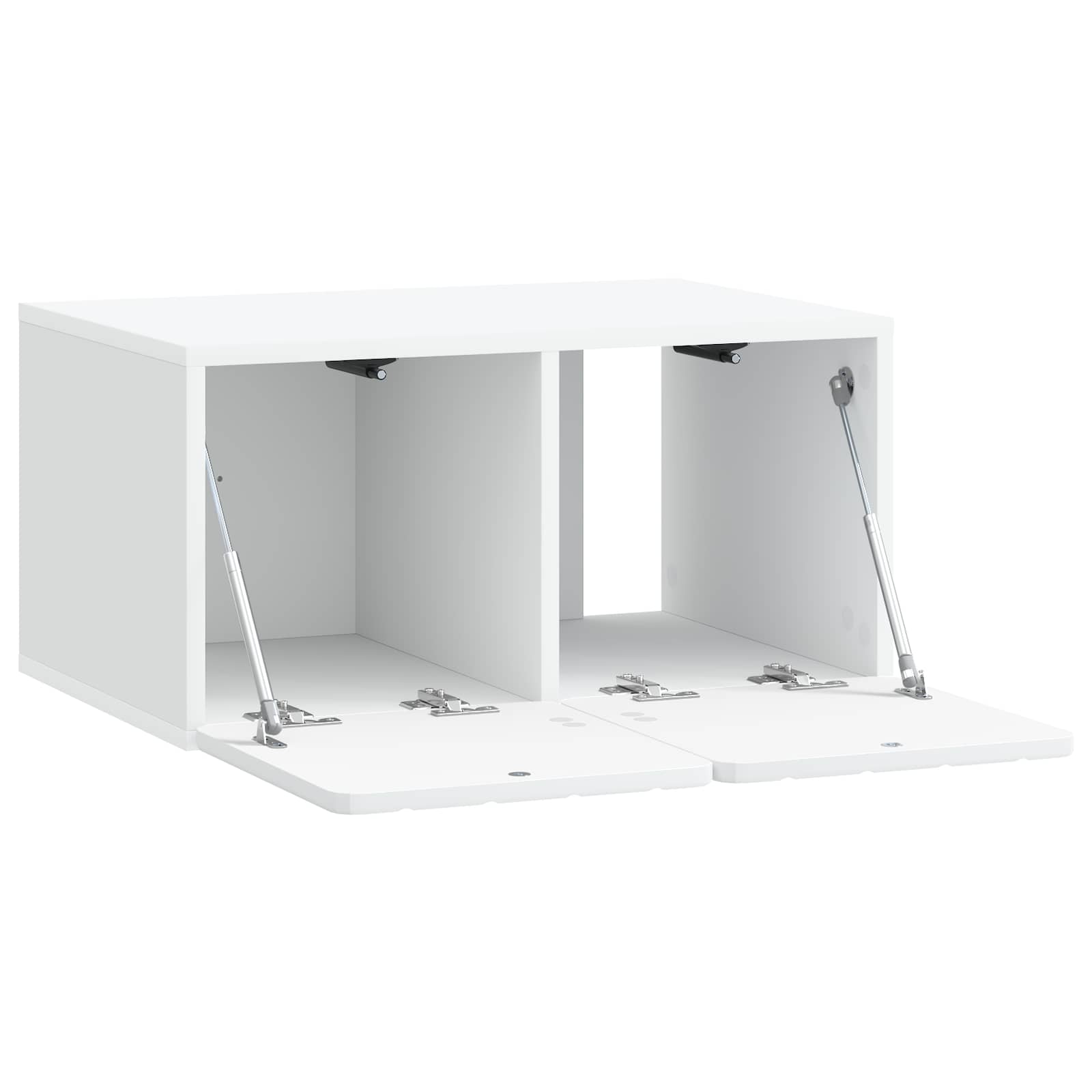 Wandbeugel TV-kast 59,5 x 41 x 30 cm Wit Bewerkt hout is nu te koop bij PeponiXL, paradijselijk wonen!