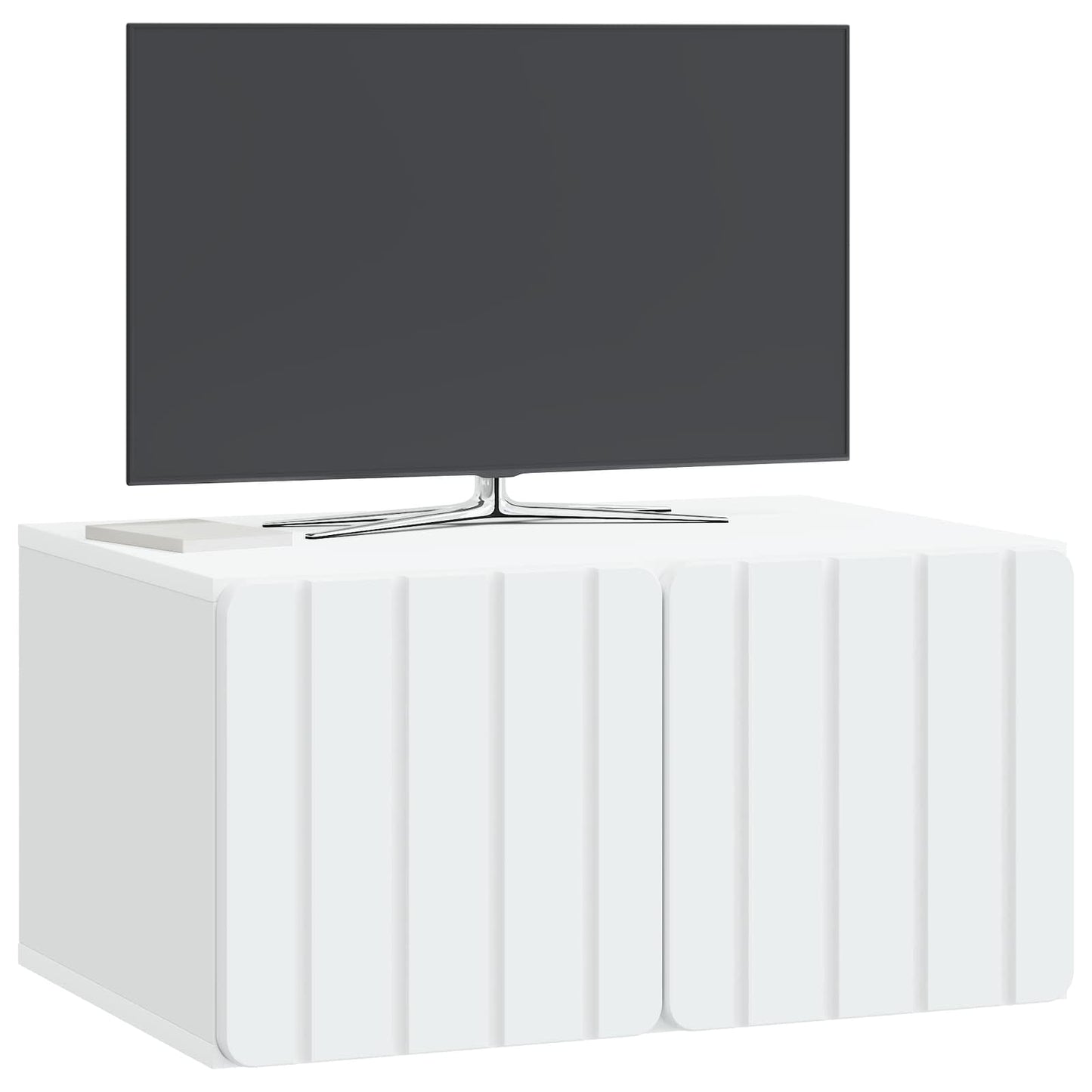 Wandbeugel TV-kast 59,5 x 41 x 30 cm Wit Bewerkt hout is nu te koop bij PeponiXL, paradijselijk wonen!