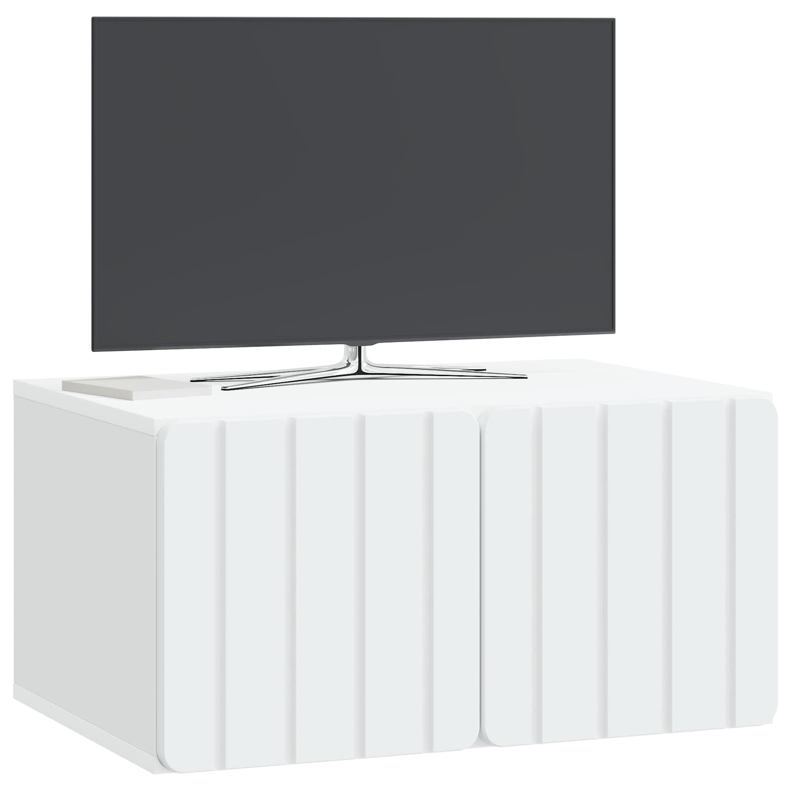 Wandbeugel TV-kast 59,5 x 41 x 30 cm Wit Bewerkt hout is nu te koop bij PeponiXL, paradijselijk wonen!