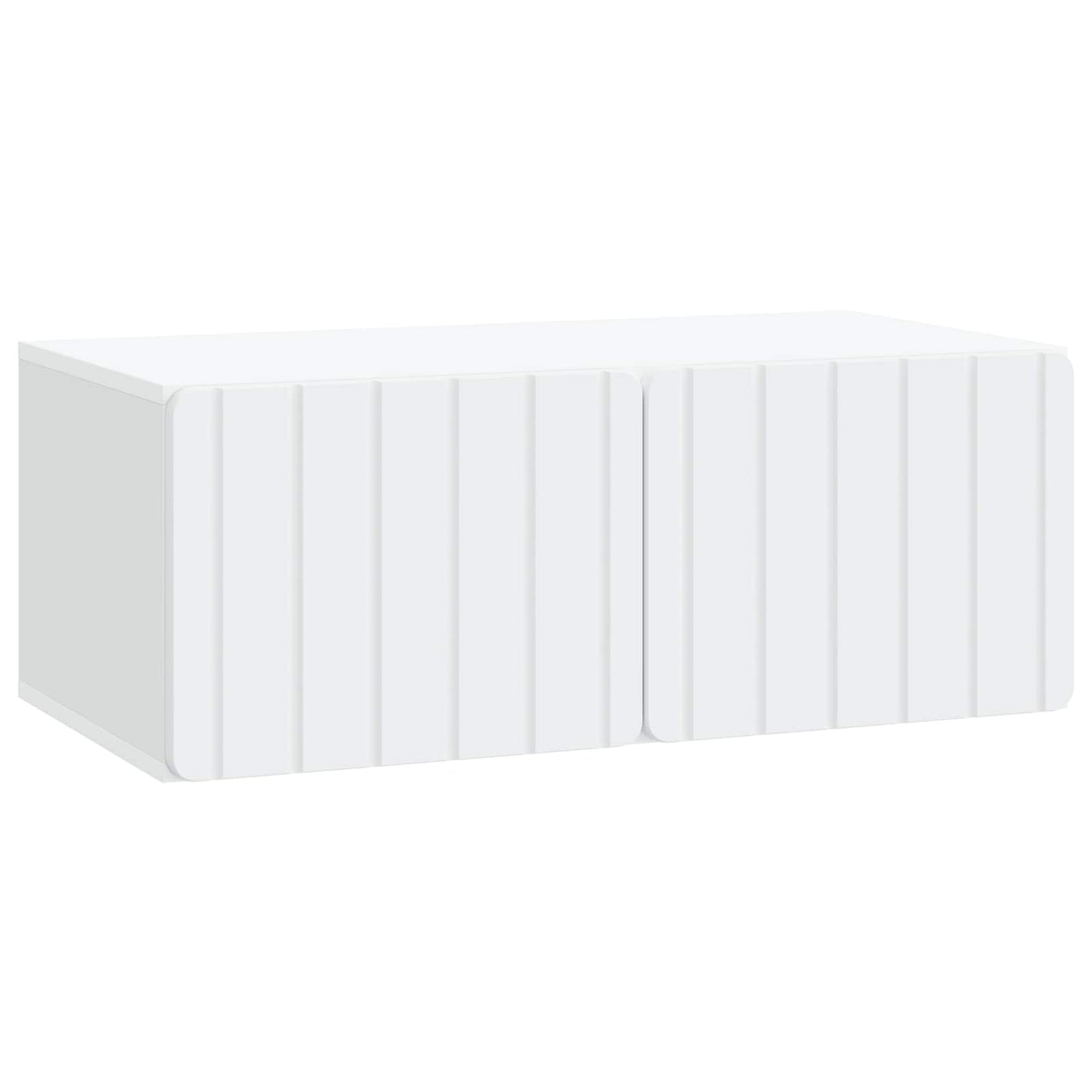Wandbeugel TV-kast 78,5 x 41 x 30 cm Wit Bewerkt hout is nu te koop bij PeponiXL, paradijselijk wonen!