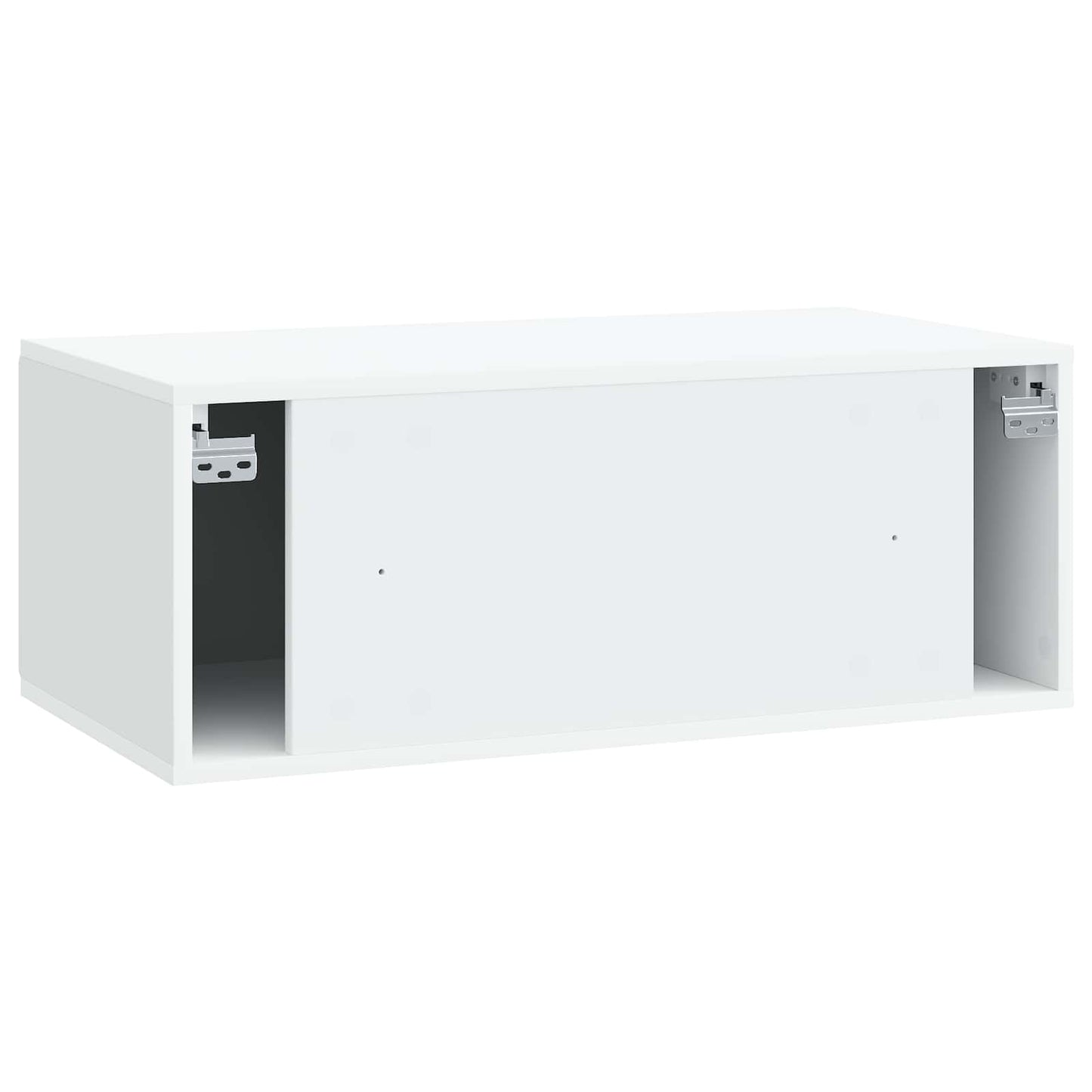 Wandbeugel TV-kast 78,5 x 41 x 30 cm Wit Bewerkt hout is nu te koop bij PeponiXL, paradijselijk wonen!