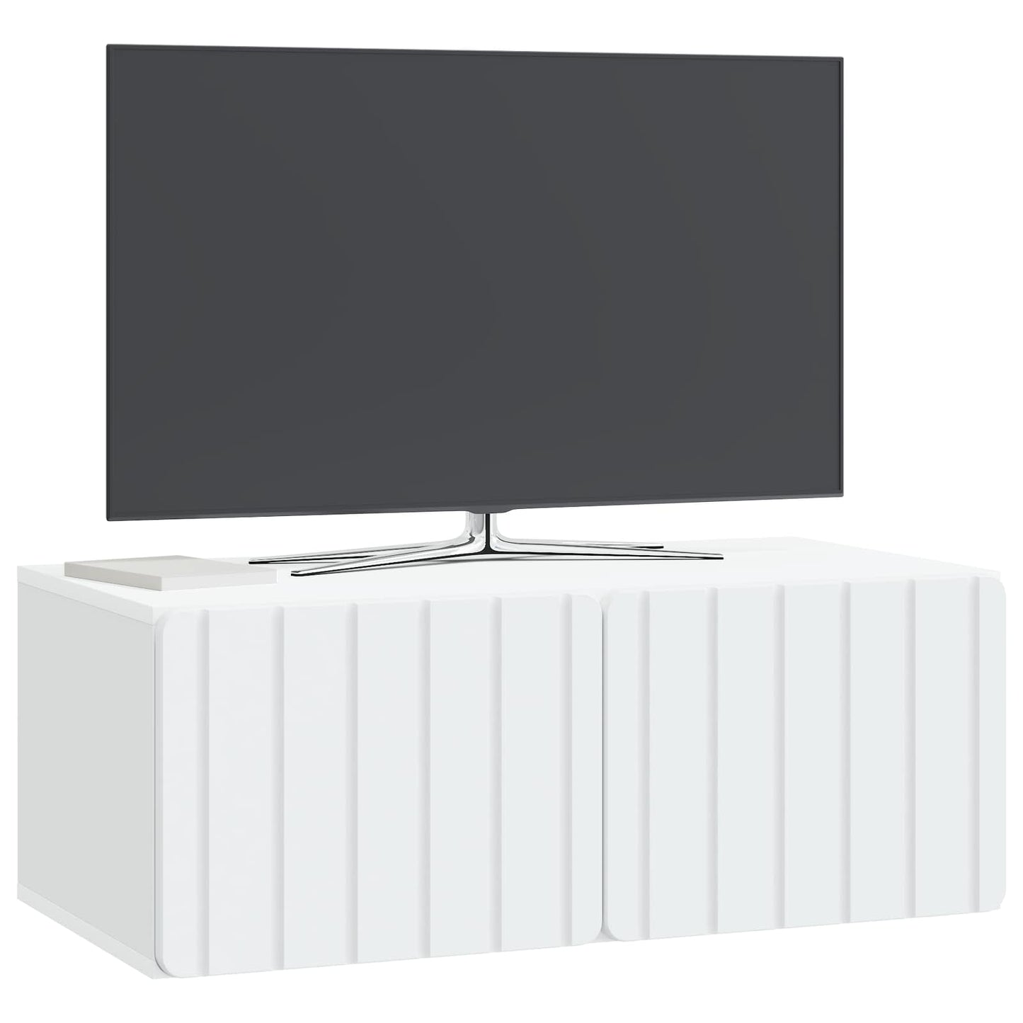 Wandbeugel TV-kast 78,5 x 41 x 30 cm Wit Bewerkt hout is nu te koop bij PeponiXL, paradijselijk wonen!