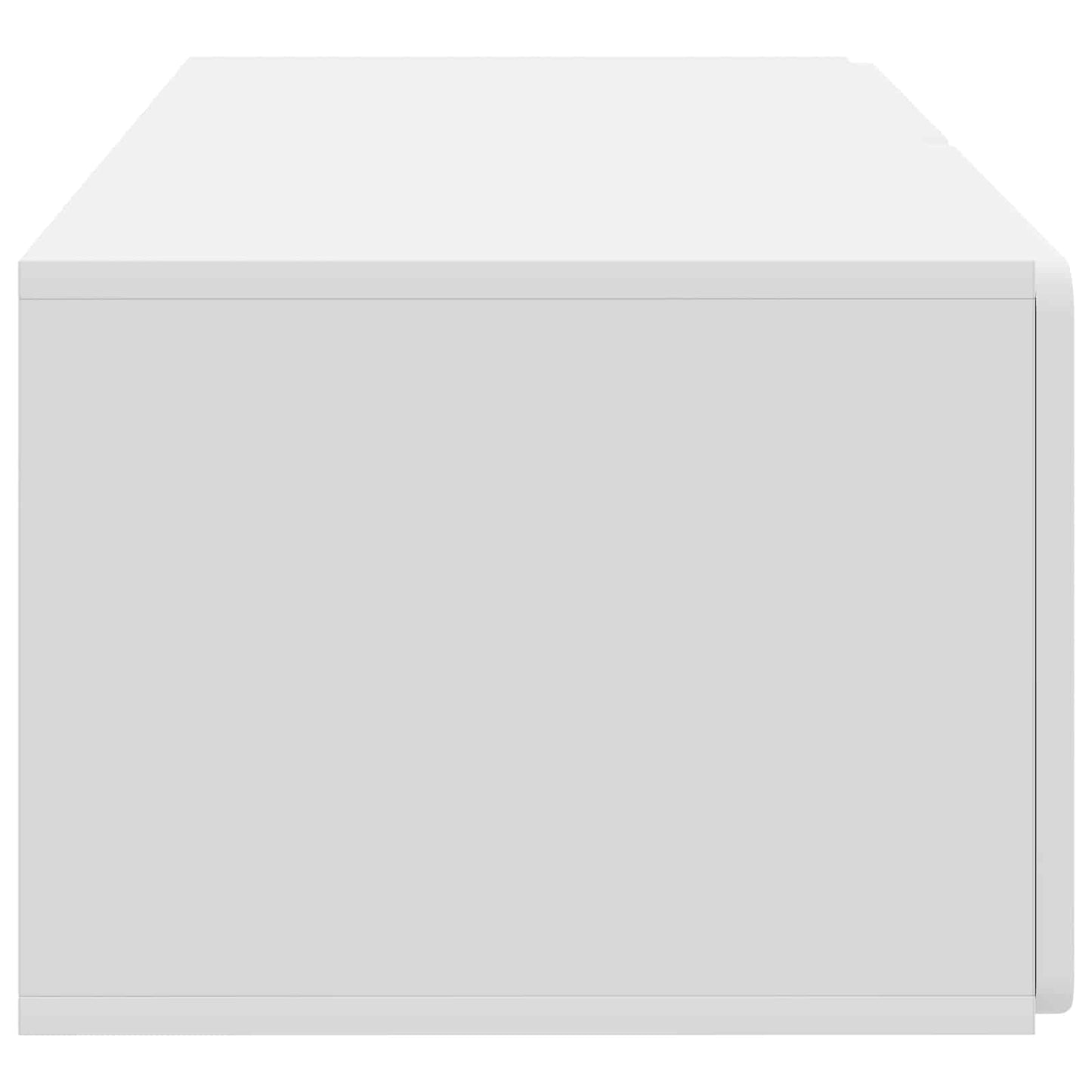 Wandbeugel TV-kast 78,5 x 41 x 30 cm Wit Bewerkt hout is nu te koop bij PeponiXL, paradijselijk wonen!