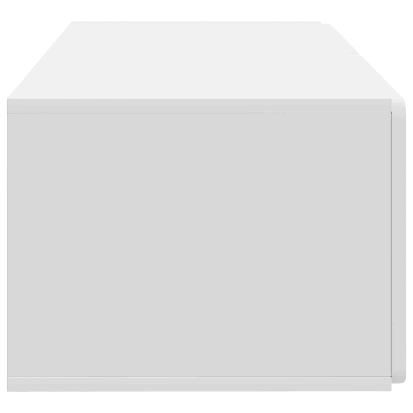 Wandbeugel TV-kast 78,5 x 41 x 30 cm Wit Bewerkt hout is nu te koop bij PeponiXL, paradijselijk wonen!