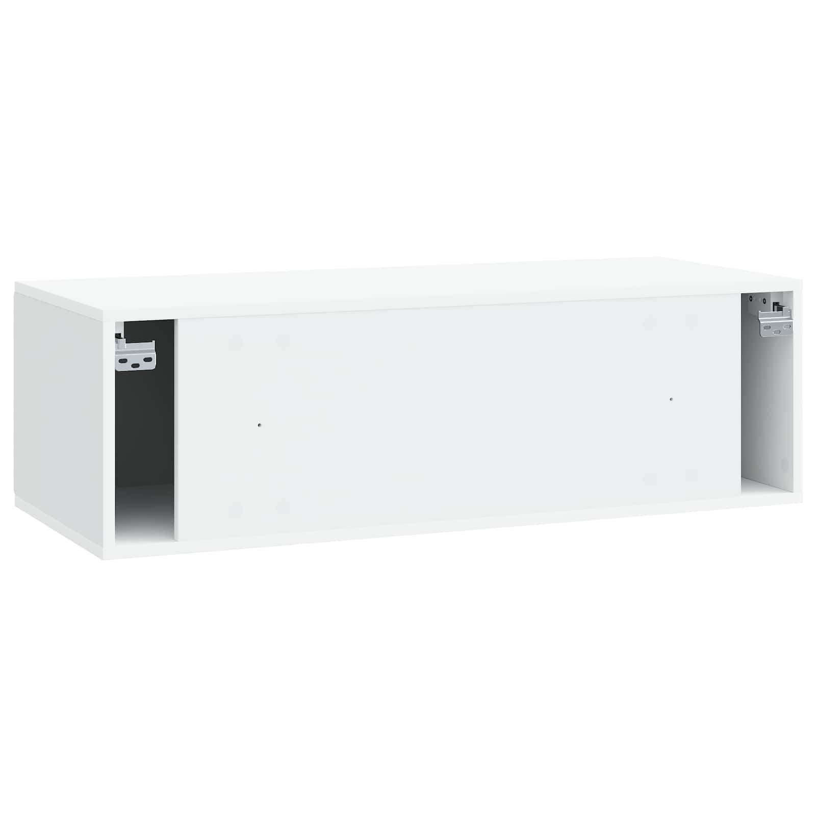 Wandbeugel TV-kast 98 x 41 x 30 cm Wit Bewerkt hout is nu te koop bij PeponiXL, paradijselijk wonen!