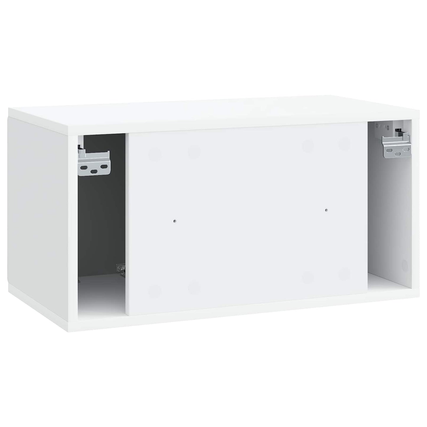 Wandbeugel TV-kast 59,5 x 31 x 30 cm Wit Bewerkt hout is nu te koop bij PeponiXL, paradijselijk wonen!