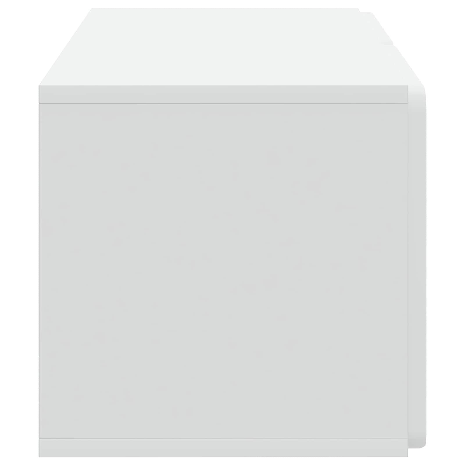 Wandbeugel TV-kast 59,5 x 31 x 30 cm Wit Bewerkt hout is nu te koop bij PeponiXL, paradijselijk wonen!