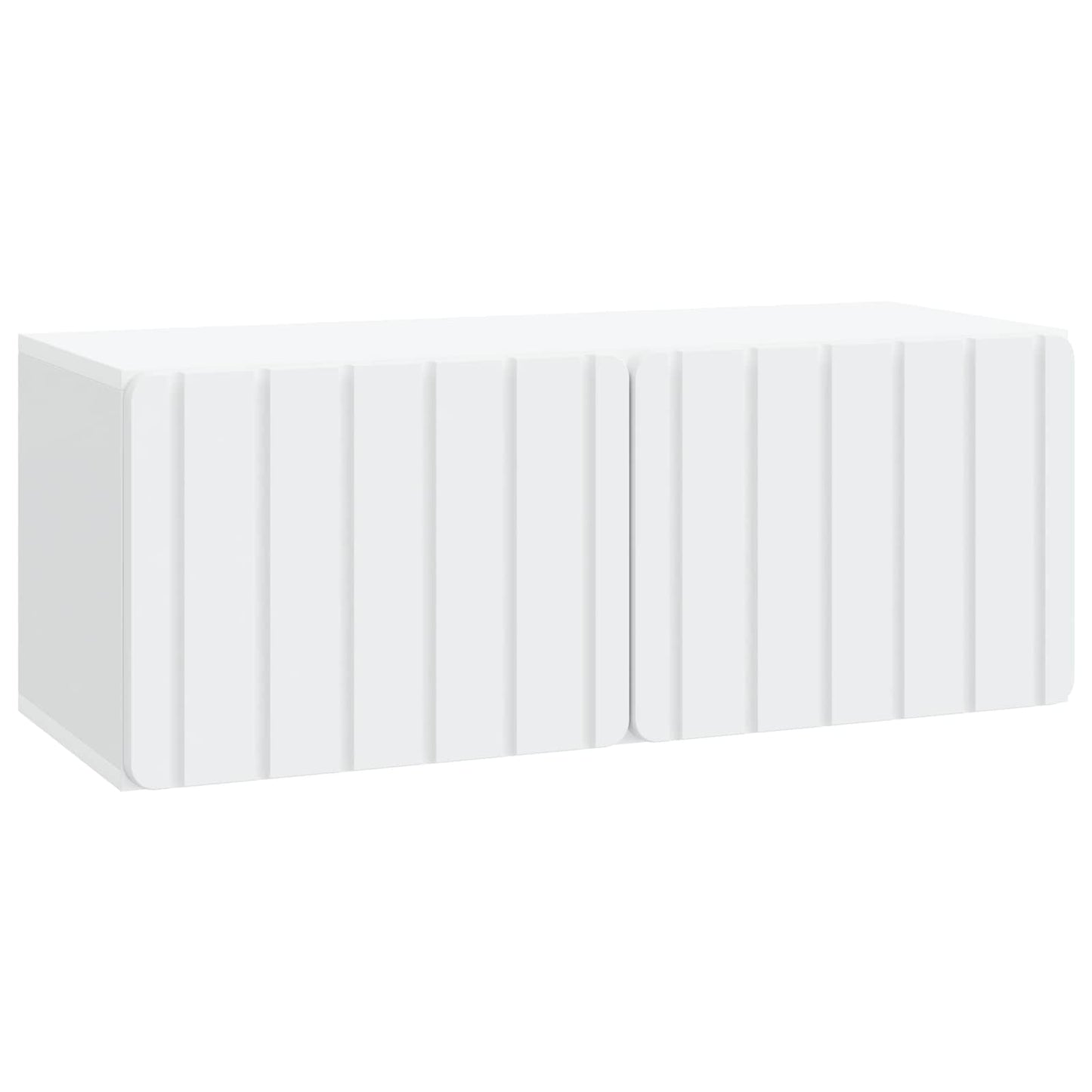 Wandbeugel TV-kast 78,5 x 31 x 30 cm Wit Bewerkt hout is nu te koop bij PeponiXL, paradijselijk wonen!