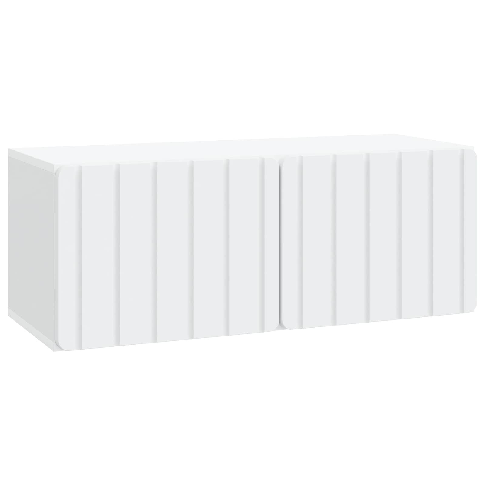 Wandbeugel TV-kast 78,5 x 31 x 30 cm Wit Bewerkt hout is nu te koop bij PeponiXL, paradijselijk wonen!