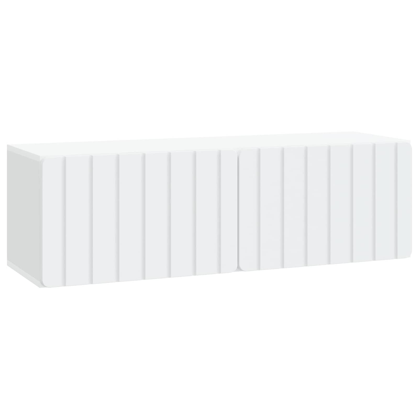Wandbeugel TV-kast 98 x 31 x 30 cm Wit Bewerkt hout is nu te koop bij PeponiXL, paradijselijk wonen!