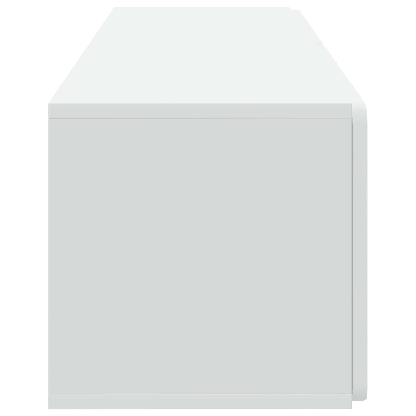 Wandbeugel TV-kast 98 x 31 x 30 cm Wit Bewerkt hout is nu te koop bij PeponiXL, paradijselijk wonen!