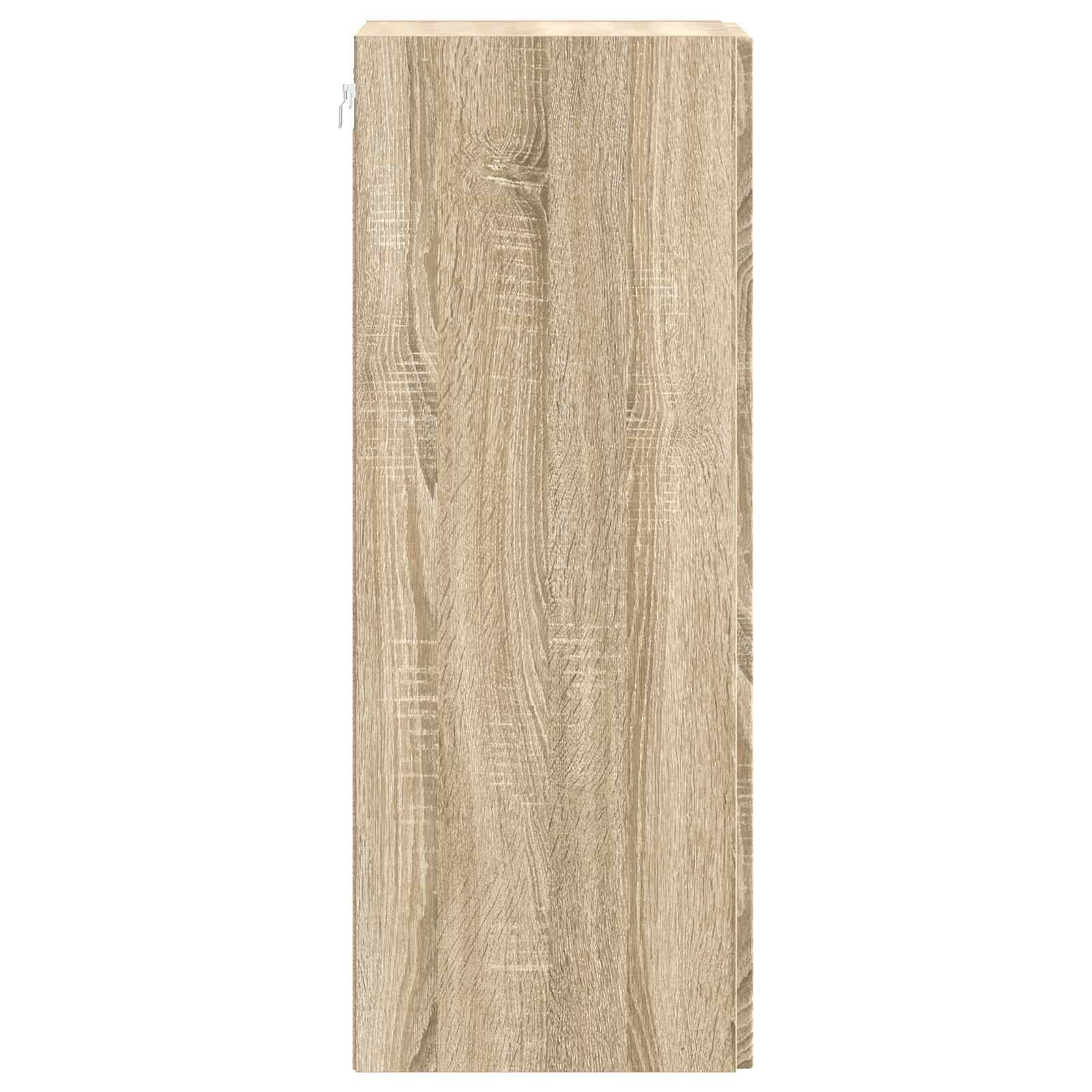 Wandkast Sonoma Eiken 66 x 34,5 x 90 cm Bewerkt hout is nu te koop bij PeponiXL, paradijselijk wonen!