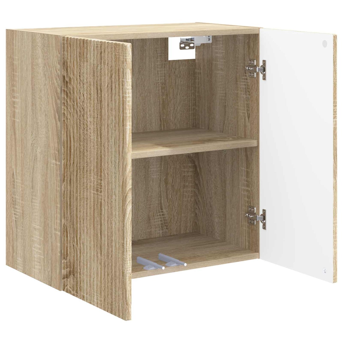 Wandkast Sonoma Eiken 59 x 31 x 60 cm Bewerkt hout is nu te koop bij PeponiXL, paradijselijk wonen!