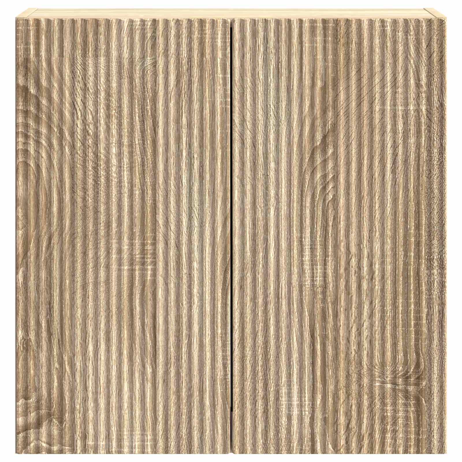 Wandkast Sonoma Eiken 59 x 31 x 60 cm Bewerkt hout is nu te koop bij PeponiXL, paradijselijk wonen!