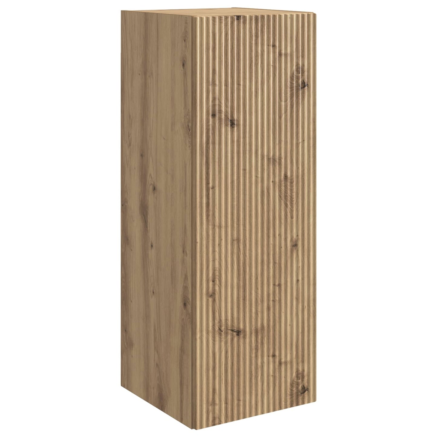 Wandkast 33 x 34,5 x 90 cm Bewerkt hout Artisanaal eiken